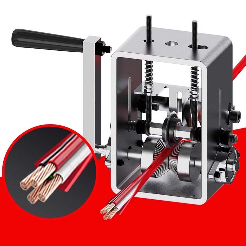 Ручная электрическая машина для зачистки проводов 1,5-21 мм, Маленький стриппер для снятия изоляции с медных кабелей с отходами