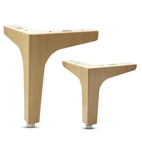 4Pcs Metal Furniture Legs 200kg Load-capacity Rust Resistant Easy To Install Triangle Furniture Feet DIY Replacement Parts