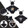 Стильный костюм-комбинезон и шапка на Хэллоуин в виде летучей мыши для малышей, мальчиков и девочек, для особых случаев