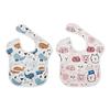 1x Glasslock Baby Waterproof Bib Whale + Animal Friends