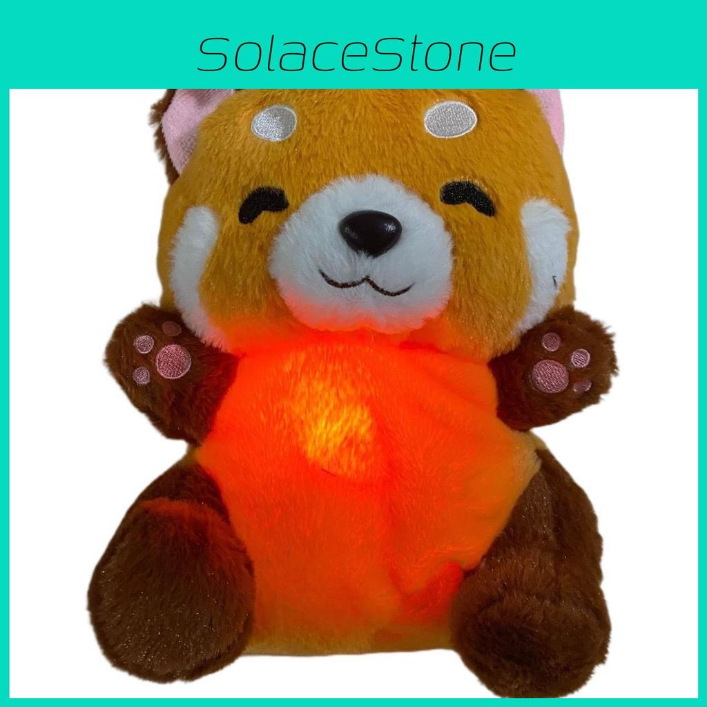 Animal Cute Raccoons Plush Doll With Emit Light And Sound Design For Gift Kids