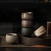 Japanese Style Handmade Stoneware Tea Cup Kung Fu Tea Set Tea Cup Small Single Cup Ancient Style Quiet Road Cup Bowl Teacup
