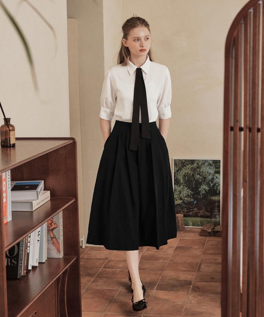 Zero Street [2 Colors] Summer A-Line Flare Skirt