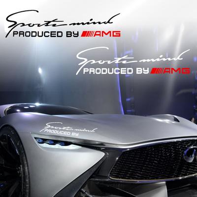 1 шт. Спортивный дизайн Наклейка 3D на переднюю фару автомобиля для Mercedes Benz AMG W212 W205 W246 W177 W176 W213 GLC GLE GLS ML Приветственная лазерная проекция