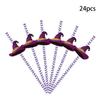 Halloween Straws, Party Decorations, 24pcs, Skeleton Spiders, Water Cup Beverage Decorations, Disposable Straws
