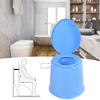 Multi Function Outdoor Portable Bathroom Toilet Seat for Children Elderly Pregnant Women(Blue )