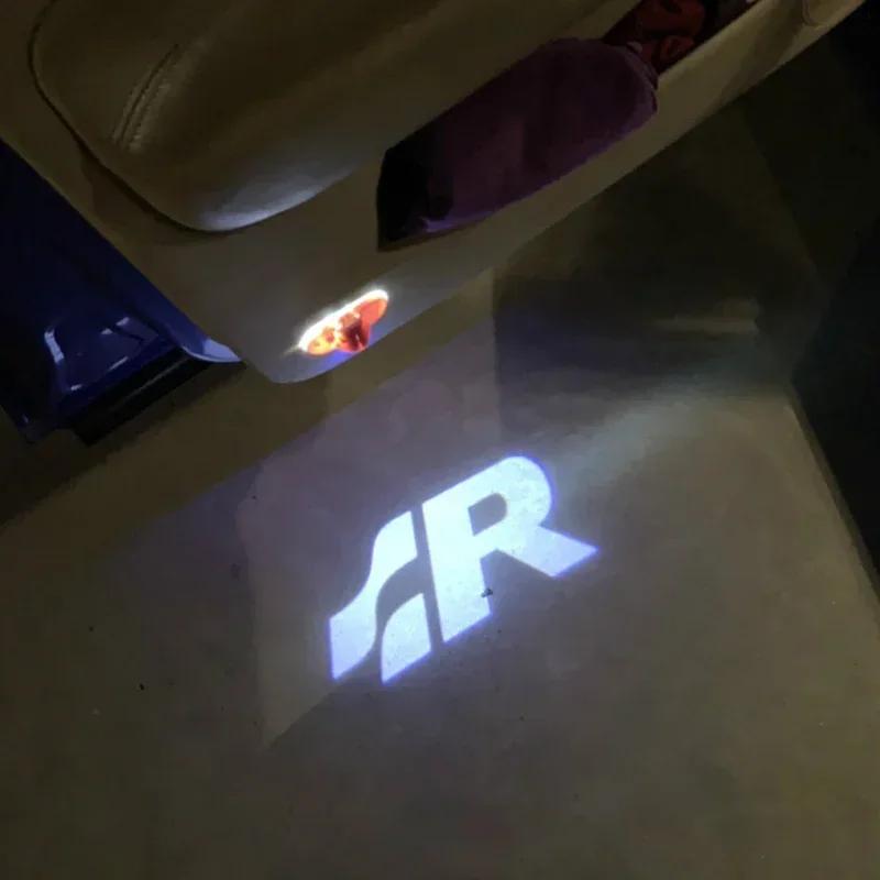 2026 Hot For VW VOLKSWAGEN 2Pcs LED for Golf 5 6 7 8 SR R LINE LOGO Tiguan Arteon CC Jetta Passat EOS POLO Car Door Projector Li