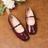 Fashion Flat Shoes for Women 2025 Spring and Autumn Mary Jane Shallow Mouth Plus Size Women's Shoes Ladies 42 43 44  Loafers Women