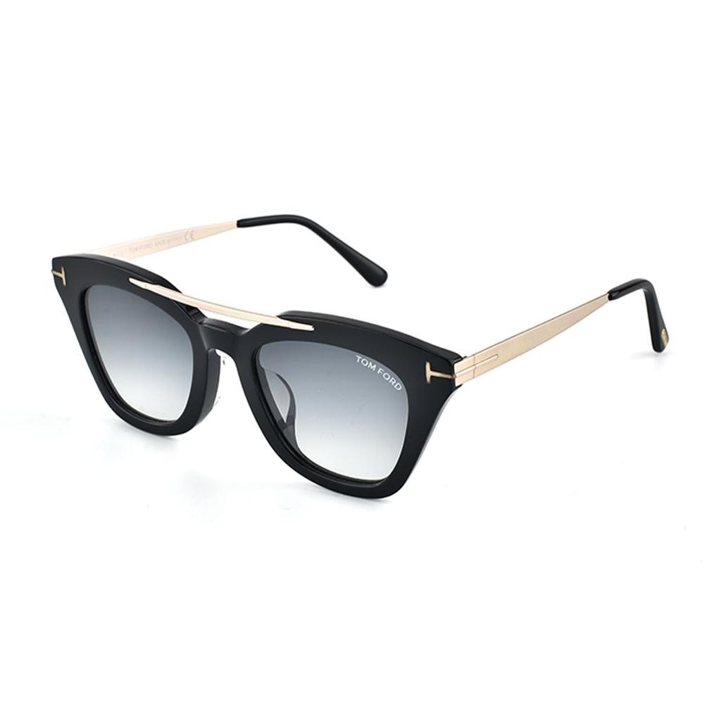 TF Mirror Leg Logo Irregular Shape Sunglasses Women sunglasses Multicolor TF0575F