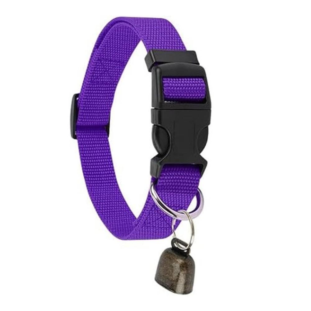 Durable Adjustable Anti-lost Pet Collar Quick Release Buckle with Bell Goat Collar Breathable Horse Collar Farm Stable