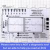 1Pc/1 Set EKG 7 Step Ruler Plastic Electrocardiogram Caliper Measuring Tool Transparent EKG Interpretation Reference Guide Card Measuring Ruler