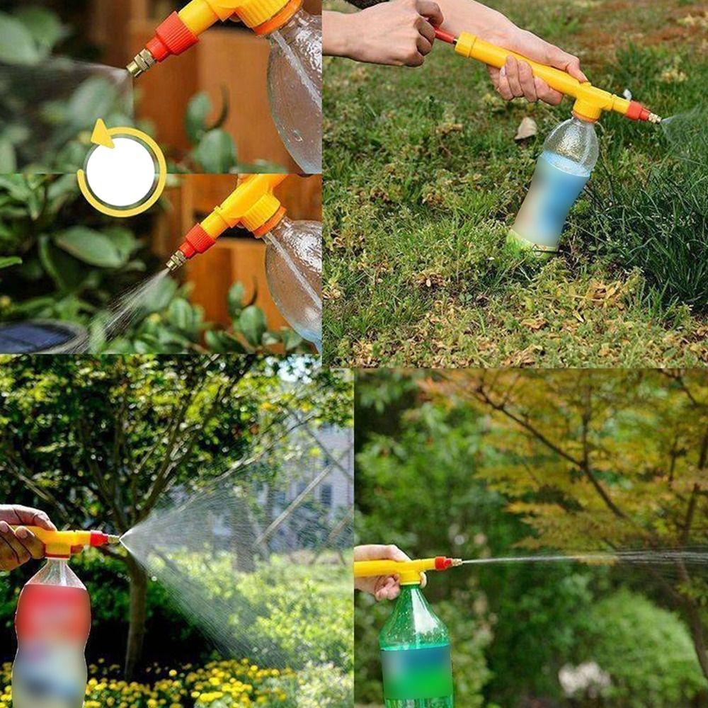 Adjustable Air Pump Sprayer Manual Watering Tool Fashion Drink Bottle Nozzle