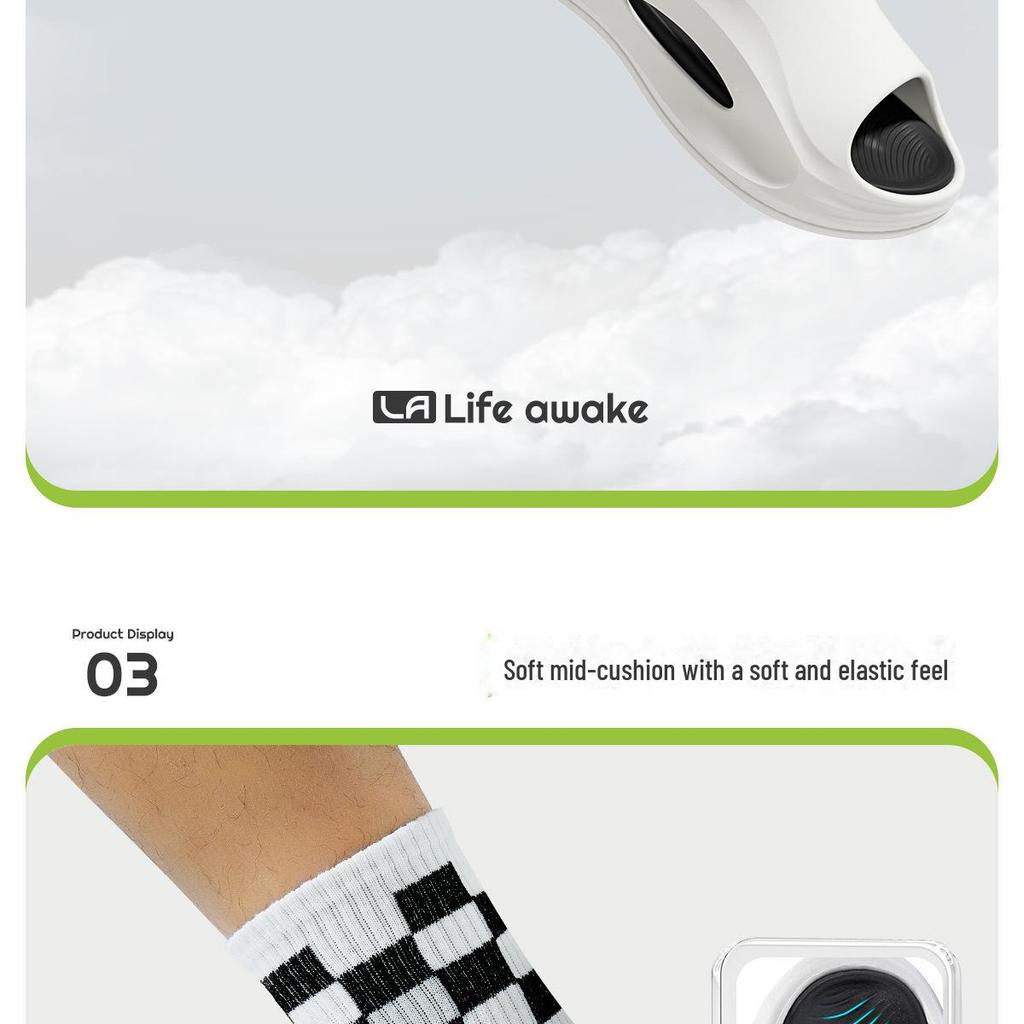 Мужские летние сандалии EVA для активного отдыха 2025 года с противоскользящей подошвой — повседневные спортивные тапочки с толстой подошвой