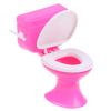 Dollhouse Furniture Bathroom Toilet Doll House Miniature Baby Pretend Toys