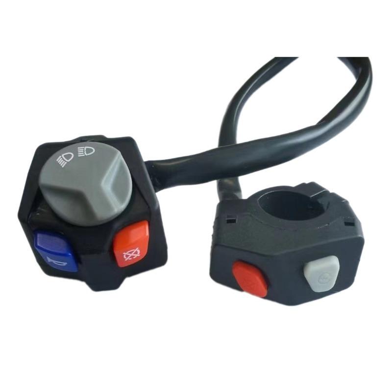 Motorcycle Three Function Switch Button Headlight Horn Kill Universal Electric Flameout Start Switch For KTM EXC XC XCW EXCF SX