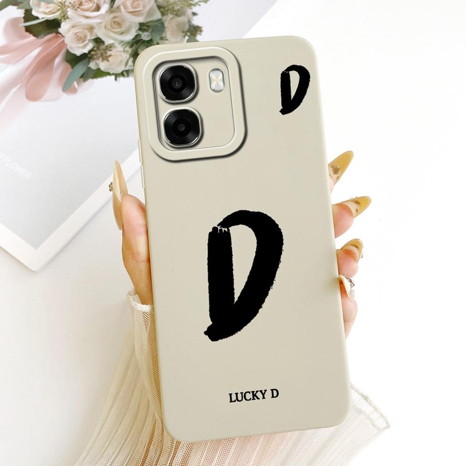 Чехол для Oppo A6 4G Чехол для Oppo A6x 5G CPH2783 Милый Чехол с Счастливыми Буквами Мягкий ТПУ Чехол для Телефона Для Oppo A6x 4G OppoA6 5G Задняя Крышка Fundas
