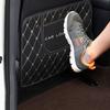 XOWS7 1pcs Leather Car Seat Back Anti Kick Pad Scratch Mat For Skoda Octavia Kodiaq Superb Yeti 2 A7 Tour RS Rapid Kodiak Fabia