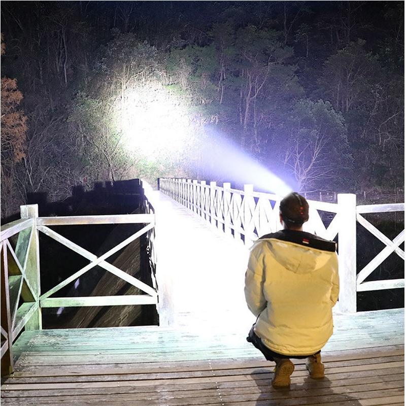 Powerful Headlamp Rechargeable Led Head Lamp Zoom Headlight 18650 Fishing Front Led Head Flashlight Torch