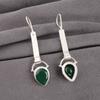 Green Onyx Gemstone 925 Solid Silver Jewelry Handmade Fashionable Earrings 2.3" EE-166-17