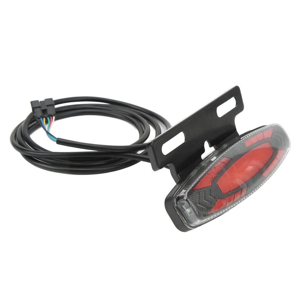 Электрический велосипед освещение задний фонарь высокая яркость велосипедный тормозной предупреждающий поворотный светодиодный свет для ночной езды