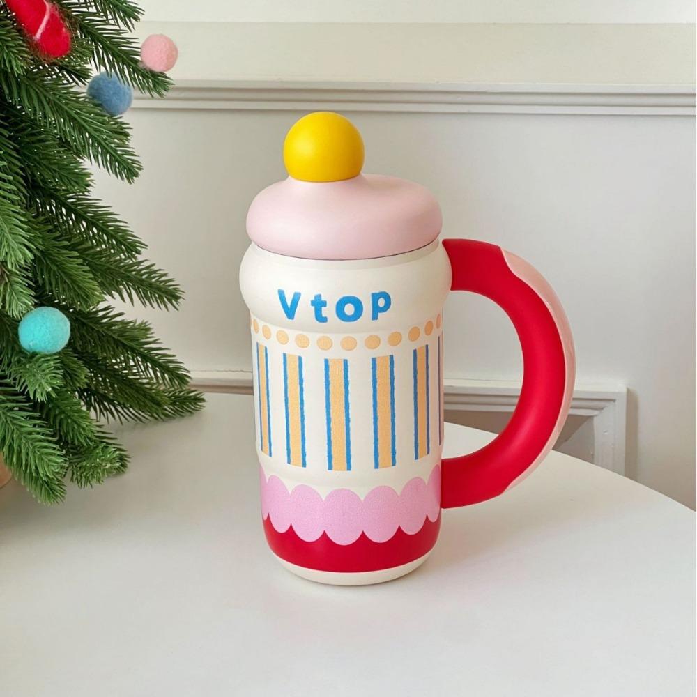 600ML Insulated Cup 316 Stainless Steel Thermal Bottle Durable Direct Drinking Cups for Student