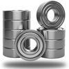 10Pcs 6200 6201 6202 6203-ZZ Deep Groove Ball Bearings, Double Metal Sealed