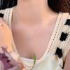Изысканное ожерелье с кисточками в виде бабочки из бриллиантов для женщин, легкая, роскошная, милая и высококачественная цепочка-воротник