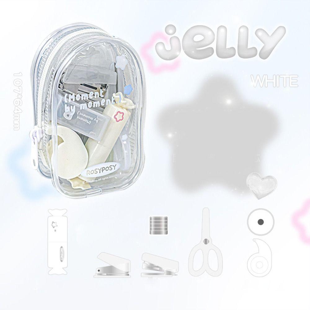 Portable Scrapbook Tools Set INS Punch Machine Kit Mini Punch Stapler Kit Binding Tool