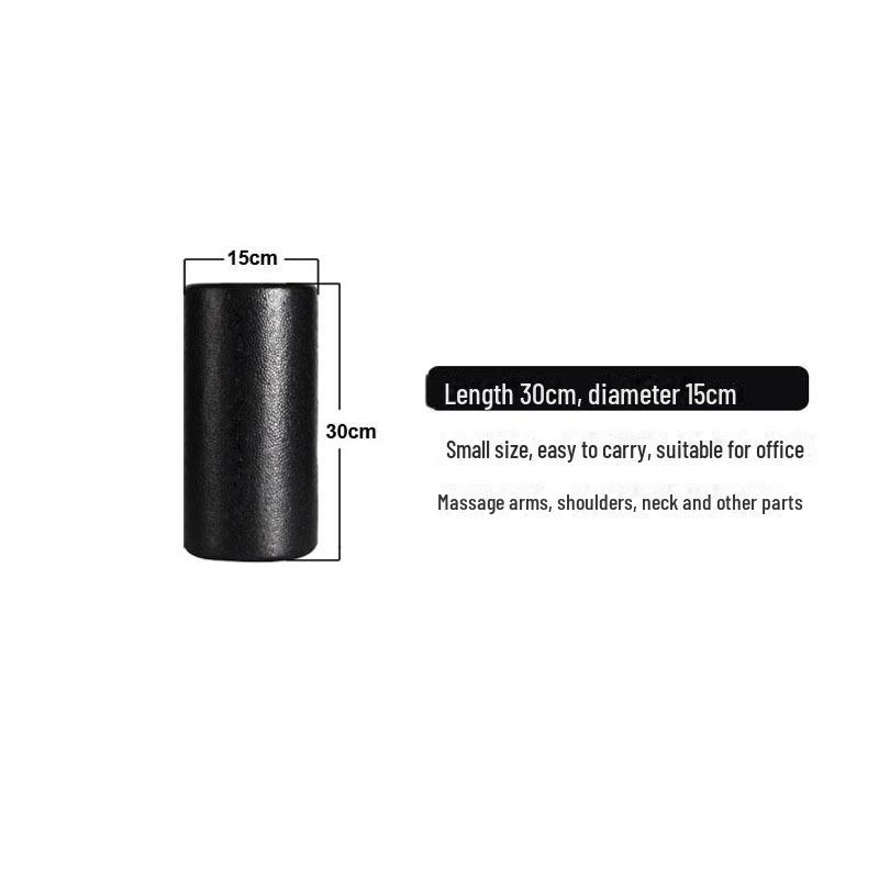 Черный валик из пенополипропилена для йоги и пилатеса - колонна для массажа мышц, доступен в размерах 30/45/60/90 см