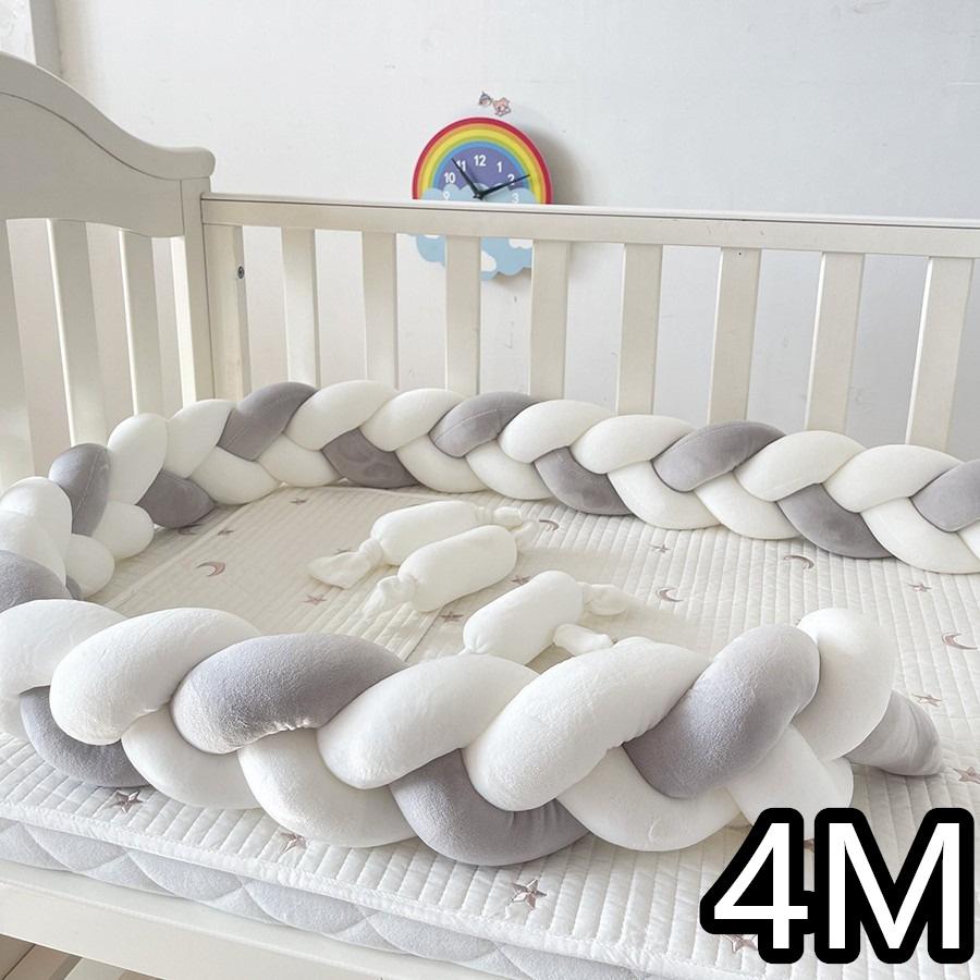 1М/2М/3М/4М Защитный бампер-коса для детской кроватки, узел-подушка для младенцев, детей, малышей, бамперы для детской кроватки, для новорожденных