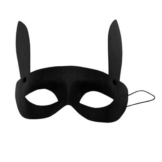 2 Pcs Party Masque Black DIY Retro Party Masque Breathable Half