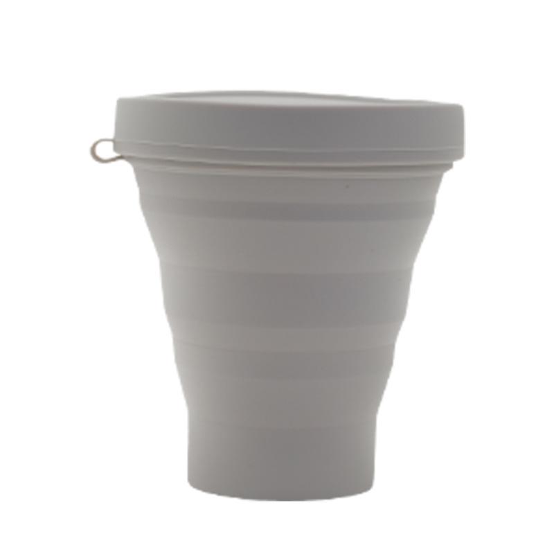 Складная чашка, портативная с телескопической чашкой для воды, силиконовая чашка для полоскания, дорожная, подходит для горячей воды, мини-на открытом воздухе, чашка для питья