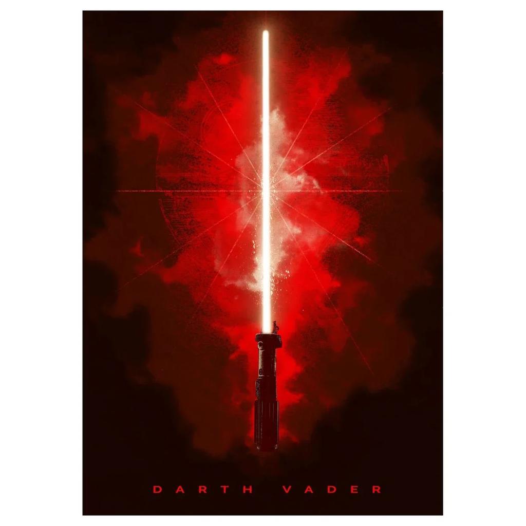 Постер к фильму Звёздные войны Домашнее украшение Световой меч Холст Принт Картина Настенное искусство Картины для декора игровой комнаты Cuadros