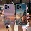 Чехол для телефона 'Комби-фургон Серфинг' для iPhone 17 16e 16 15 14 13 12 11mini Pro Max X XR XSMAX 8 7 Air Plus Мягкая крышка