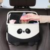 Backseat Trash Can Soft Storage Bag Box Auto Backseat Caddy Organizer For Family Friends Mobile Phones Files Toys Snacks