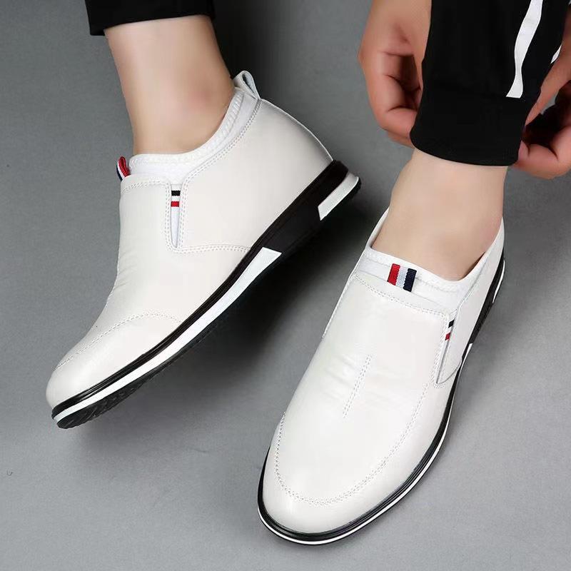 Мужская деловая повседневная модная обувь Four Seasons Fashion Doodle Shoes One Foot Lazy Shoes