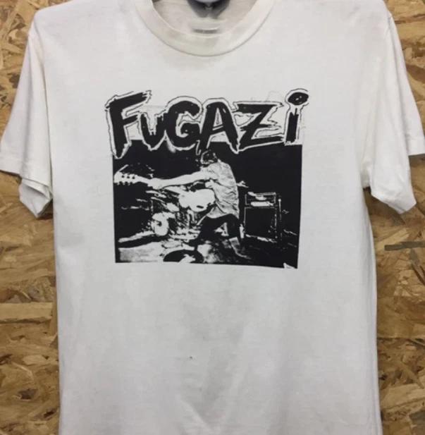 Оригинальная футболка Fugazi 80-х, Футболка в музыкальном стиле, Унисекс, Хлопок