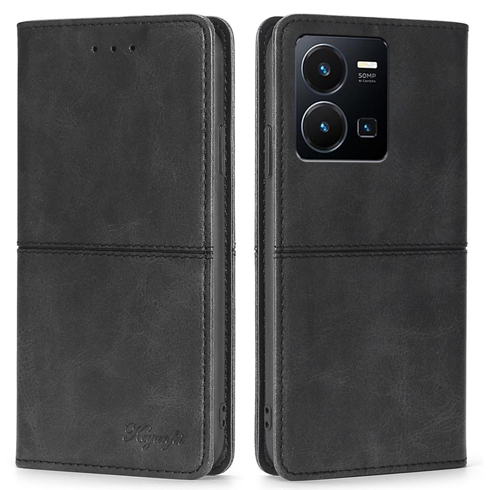 Чехол-кошелек в стиле ретро для Vivo Y31 Y51 Y21 2020 Y20 V21E V21 V20 SE Y53S Y55S V23E, чехол из искусственной кожи, кобура, подставка, слоты для карт, бампер для телефона