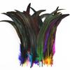 100 шт. Натуральные петушиные перья для украшения 25-35 см 10-12" Куриные фазаньи карнавальные аксессуары для рукоделия Декор для одежды