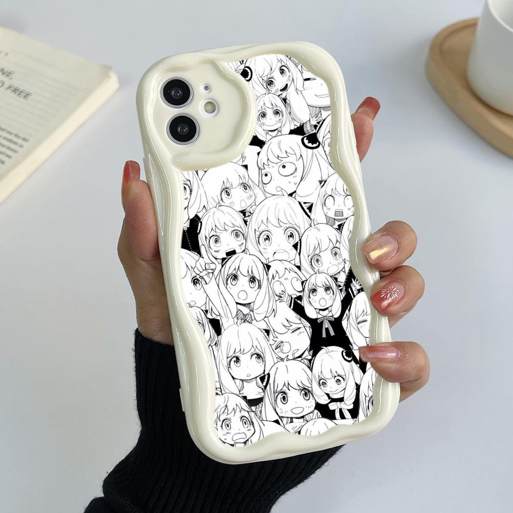 Ae98 SPY×FAMILY Anime Art Защитные чехлы для телефонов для Samsung S23 S24 Ultra A55 A14 A25 A13 Infinix Hot 40 Pro Tecno Spark 20C Wave Задняя крышка из ТПУ