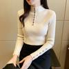 Pure Color Turtlenecks Shirt Knitted Sweater Women Spring Slim Knitwear Tops Casual Long Sleeve Pullover Female