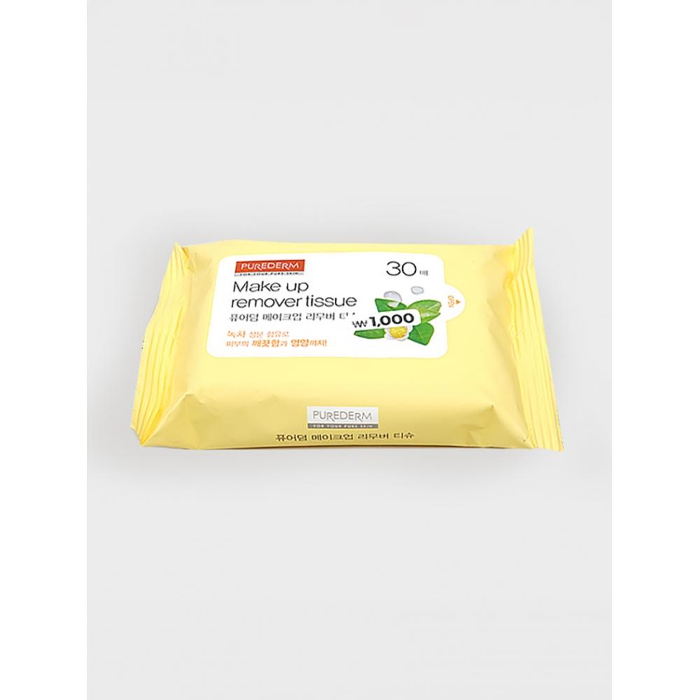 Daiso Purederm Makeup Remover Tissues 30 Pack