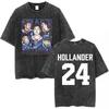 Vintage Washed Heated Rivalry Shane Hollander Ilya Rozanov Hollanov  Tshirt Men Clothing Fashion Short Sleeves T Shirt Top