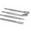 4Pcs Round Shank Hammer Drill Bit Pointed /Flat Bit Rotary Hammer Gouge Set  Tile Slotting
