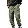 Брюки-джоггеры с карманами и карманами, мужские брюки с эластичной талией, уличная одежда, молодежная одежда