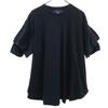 AKIRANAKA Cut Tunic 2 Black T-shirt Women Used