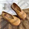 2025Новая женская обувь Кожаная повседневная обувь Летние туфли-лодочки для женщин Удобные балетки Роскошные дизайнерские слипоны-лоферы