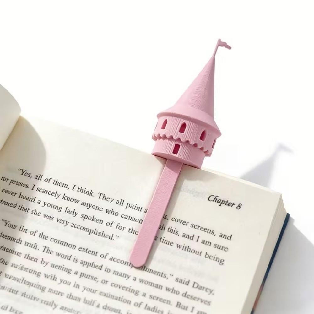 Магический Замок Шпиль Закладка 3D Печать Аксессуары для Книг Настольные Украшения Креативная Закладка Портативные Новые Аксессуары для Чтения