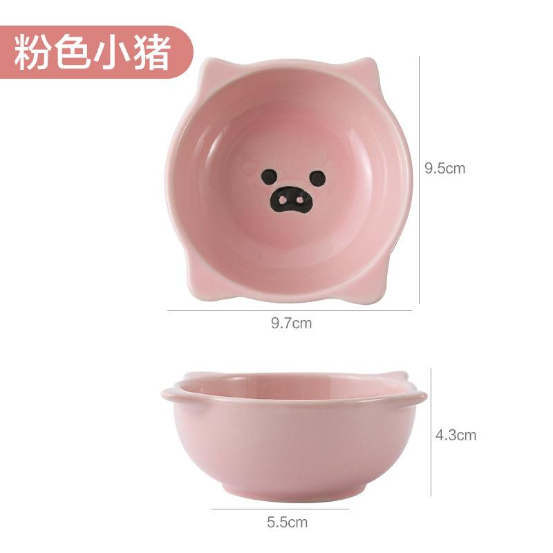 Мультяшная керамическая тарелка, соус для макания, приправа, тарелка для закусок, вертел, косточка, детская миска, кухонная посуда