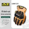 Перчатки Mechanix Wear M-Pact F9 из кожи, устойчивые к ударам и порезам